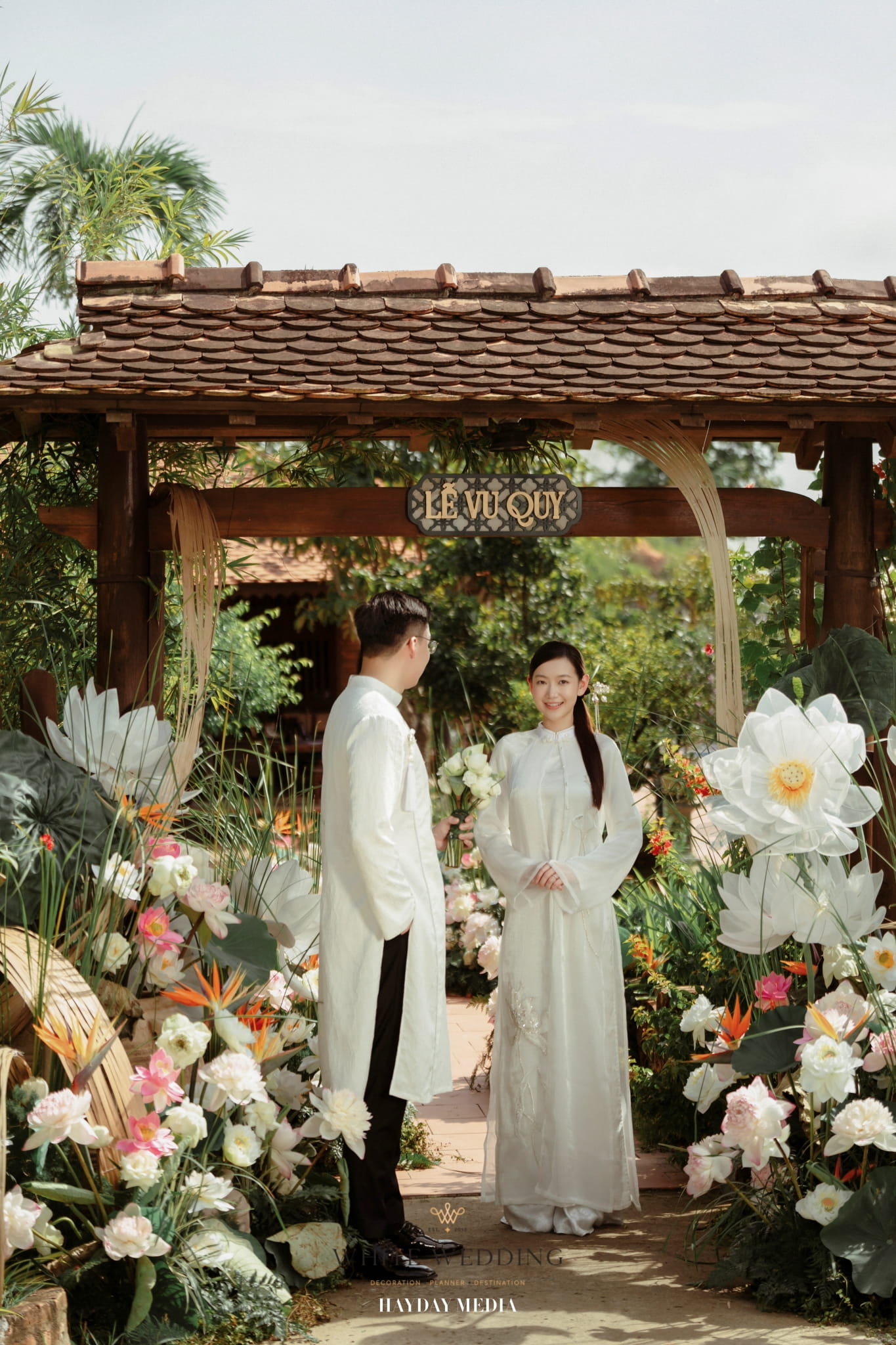 trang tri le gia tien lien van nha sac white wedding 3 1