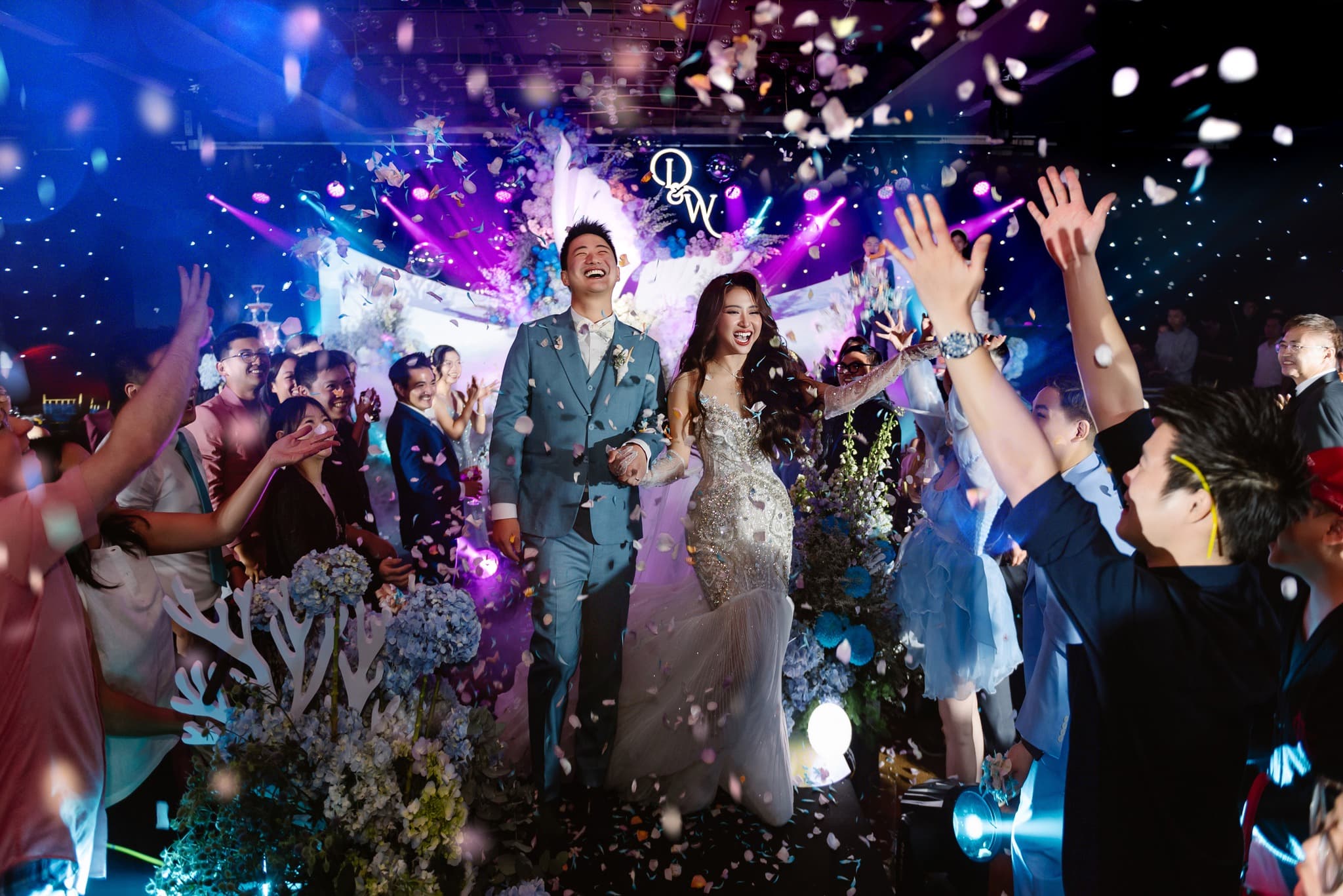 Trang trí tiệc cưới sang trọng tại TP.HCM - White Wedding