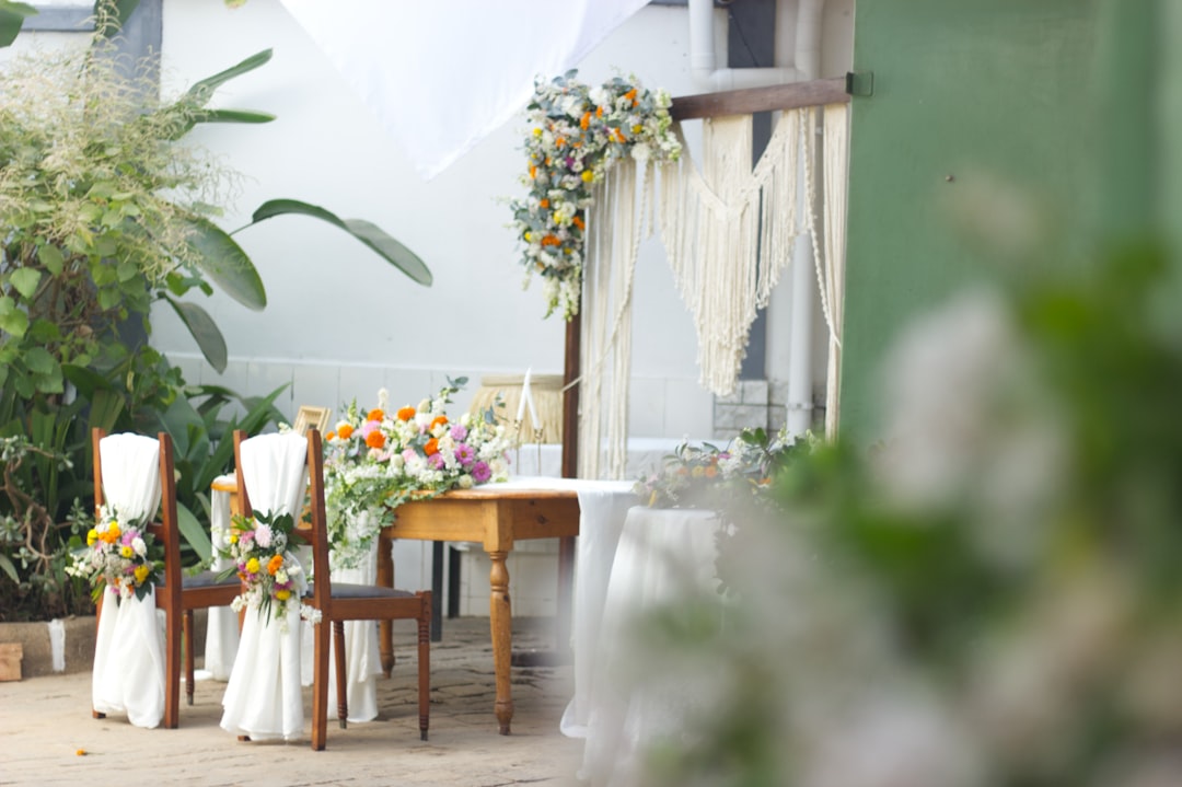 Vietnamese wedding family ceremony with traditional elements